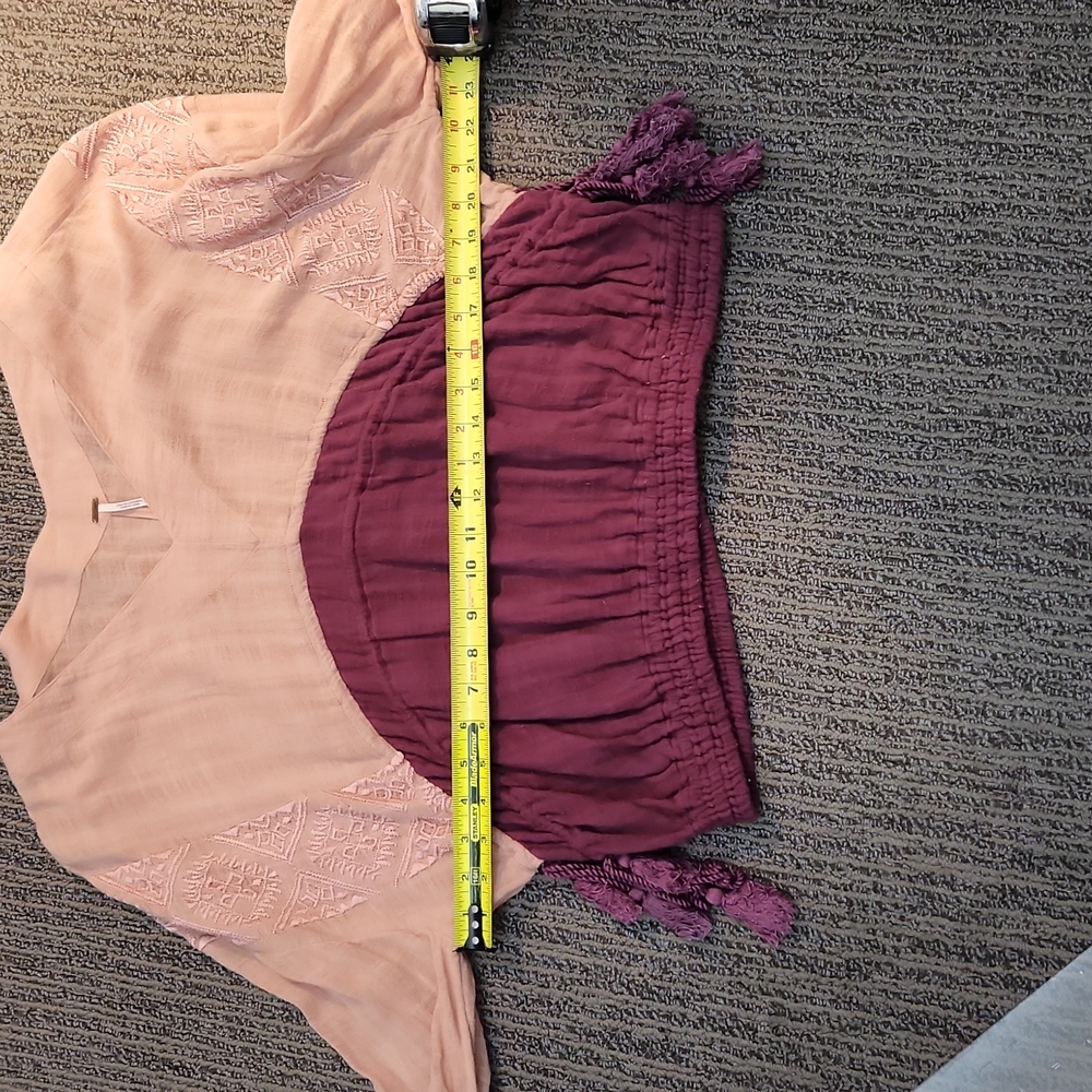 Free People Long Sleeve Top Size Medium - Picture 9 of 16